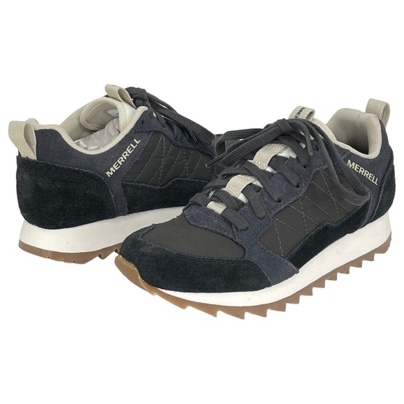 Merrell Alpine Dark Navy Leather Womens Sneakers Size 5M NWOB - Picture 9 of 10